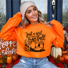 Load image into Gallery viewer, Just A Girl Loves Fall #BS7344
