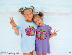 Kindergarten Apple Pink Dots #BS7066