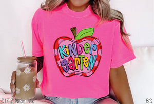 Kindergarten Apple Pink Dots #BS7066