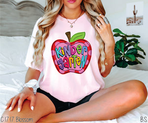Kindergarten Apple Pink Dots #BS7066