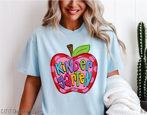 Kindergarten Apple Pink Dots #BS7066