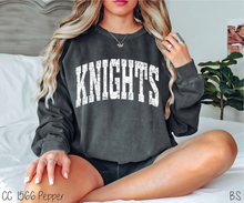 Load image into Gallery viewer, Knights Distressed Arch #BS8587 *10/5 PRINTS ON ORDER AND EXTRAS POSTED FOR PURCHASE BEFORE ARRIVAL
