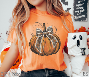 Lace Bow Pumpkin #BS7193