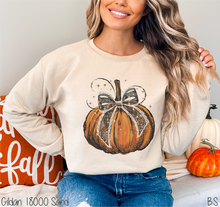 Load image into Gallery viewer, Lace Bow Pumpkin #BS7193
