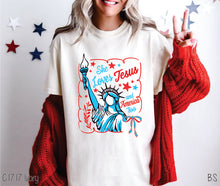 Load image into Gallery viewer, Lady Liberty Loves Jesus #BS8046 *PREORDER CLOSING SUNDAY 4/20 @ MIDNIGHT CST

