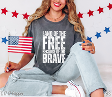 Load image into Gallery viewer, Land Of The Free Stamped Letters #BS8129 *PREORDER CLOSING SUNDAY 5/18 @ MIDNIGHT CST
