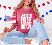 Load image into Gallery viewer, Land Of The Free Stamped Letters #BS8129 *PREORDER CLOSING SUNDAY 5/18 @ MIDNIGHT CST
