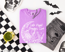 Load image into Gallery viewer, Late Night Readers Club Skeleton #BS8406 *8/17 PRINTS ON ORDER AND POSTED FOR PURCHASE BEFORE ARRIVAL
