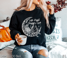 Load image into Gallery viewer, Late Night Readers Club Skeleton #BS8406 *8/17 PRINTS ON ORDER AND POSTED FOR PURCHASE BEFORE ARRIVAL
