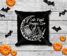 Load image into Gallery viewer, Late Night Readers Club Skeleton #BS8406 *8/17 PRINTS ON ORDER AND POSTED FOR PURCHASE BEFORE ARRIVAL
