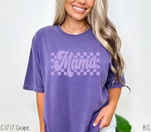 Load image into Gallery viewer, Lavender Checkered Mama #BS6693

