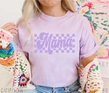 Load image into Gallery viewer, Lavender Checkered Mama #BS6693
