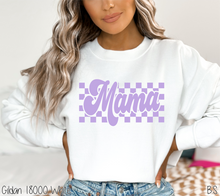 Load image into Gallery viewer, Lavender Checkered Mama #BS6693
