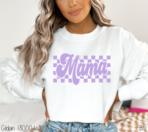 Lavender Checkered Mama #BS6693