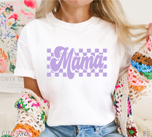 Load image into Gallery viewer, Lavender Checkered Mama #BS6693
