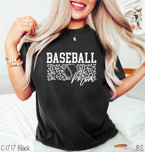 Leopard Baseball Mom #BS6572