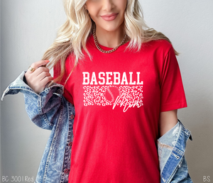 Leopard Baseball Mom #BS6572