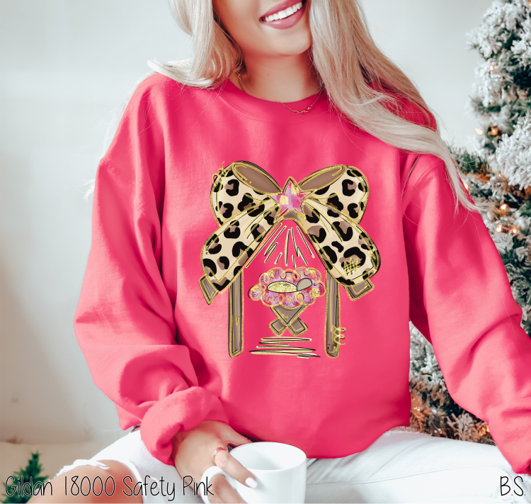 Leopard Bow Manger #BS7561