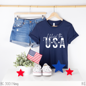 Leopard Letter God Bless USA #BS6953