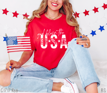Load image into Gallery viewer, Leopard Letter God Bless USA #BS6953
