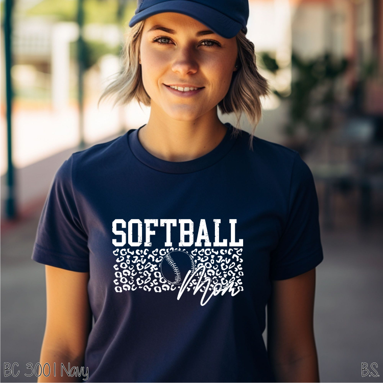 Leopard Softball Mom #BS6573