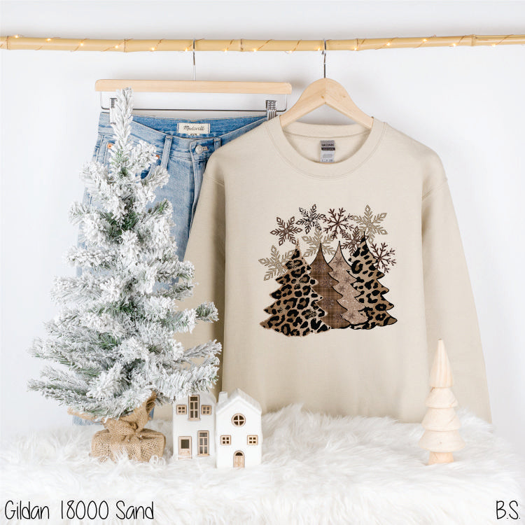 Leopard Christmas Trees #BS812