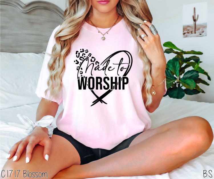 Leopard Heart Made To Worship #BS3660