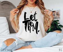 Load image into Gallery viewer, Let Them Distressed Graffiti Brush #BS8734
