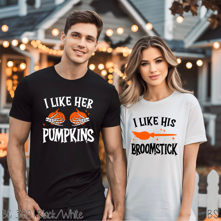 Like His Broomstick Her Pumpkins #BS7352