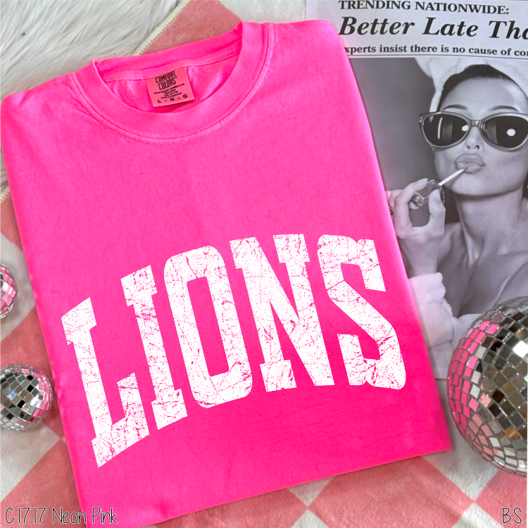 Lions Distressed Arch #BS8552