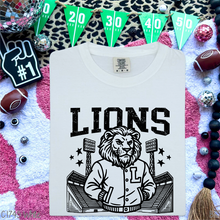 Load image into Gallery viewer, Lions Letterman Mascot #BS8448 *PREORDER CLOSING SUNDAY 8/31 @ MIDNIGHT CST
