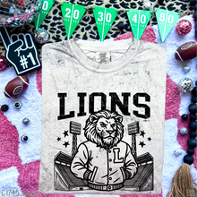 Load image into Gallery viewer, Lions Letterman Mascot #BS8448 *PREORDER CLOSING SUNDAY 8/31 @ MIDNIGHT CST
