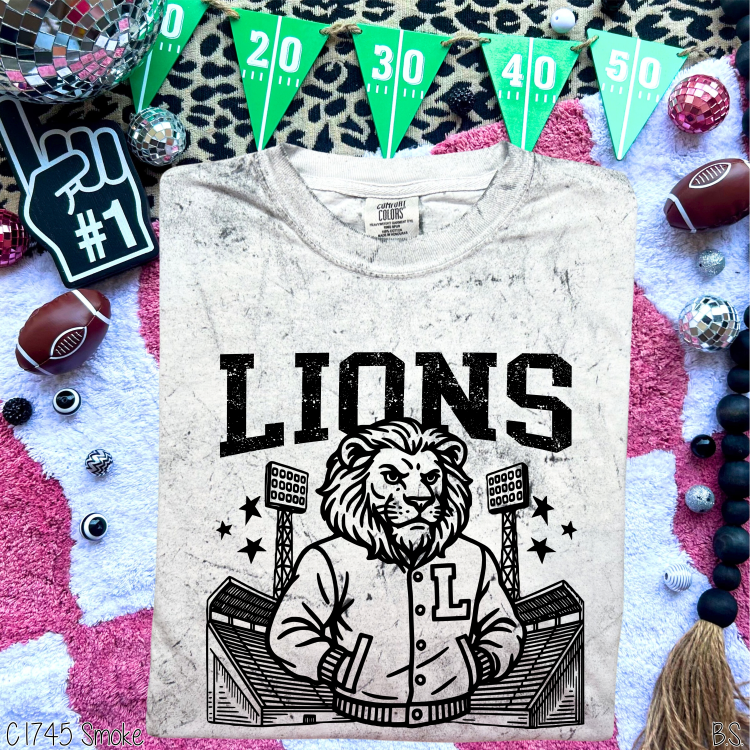 Lions Letterman Mascot #BS8448 *PREORDER CLOSING SUNDAY 8/31 @ MIDNIGHT CST
