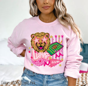 Lions Pink Preppy Mascot #BS8292