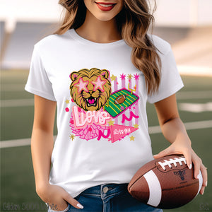 Lions Pink Preppy Mascot #BS8292