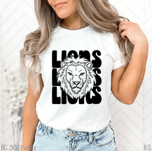 Load image into Gallery viewer, Lions Stacked Mascot #BS5745

