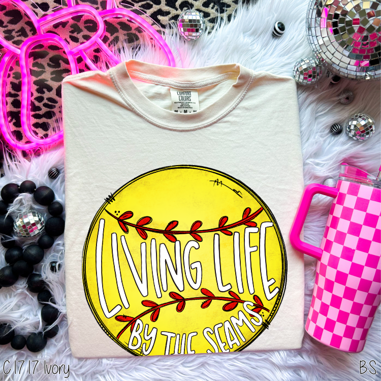 Softball Living Life By The Seams #BS1366