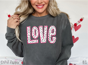 Love Doodle Black Mini Dots #BS6395