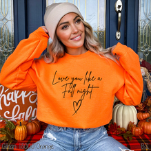Load image into Gallery viewer, Love You Like Fall Night #BS8353

