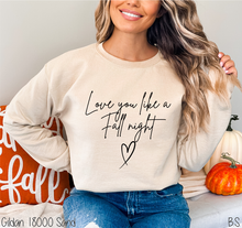 Load image into Gallery viewer, Love You Like Fall Night #BS8353
