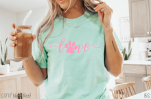 Load image into Gallery viewer, Love Script With Paw Pink *P46
