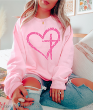Load image into Gallery viewer, Pink Love The Cross #BS2847
