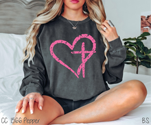 Load image into Gallery viewer, Pink Love The Cross #BS2847
