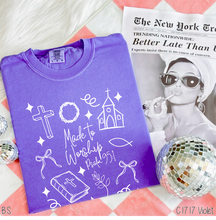 Load image into Gallery viewer, Made To Worship Doodle #BS8227
