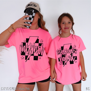 Mama Checkered Bolt Stars #BS8159