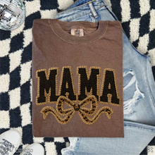 Load image into Gallery viewer, Mama Leopard Bow Faux Yarn #BS8718
