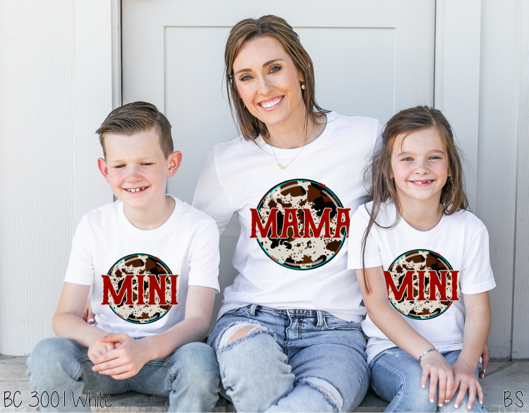 Mama, Mini & Buckaroo Cowhide Family Set #BS1169-71