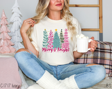 Load image into Gallery viewer, Merry And Bright Pinkish Lettering #BS7358
