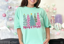 Load image into Gallery viewer, Merry And Bright Pinkish Lettering #BS7358

