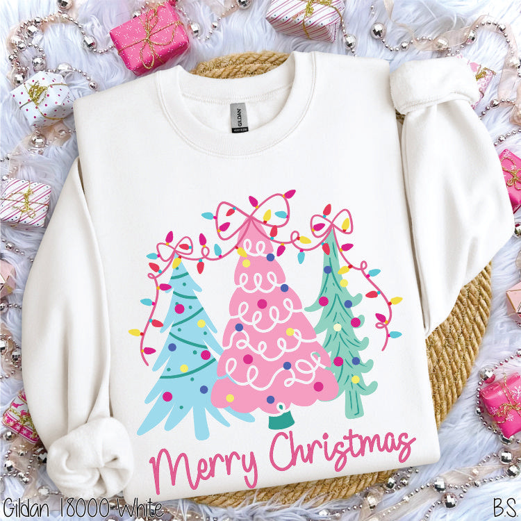 Merry & Bright Colorful Coquette Trees #BS8668
